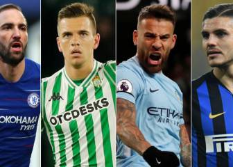 Futuro incierto en Europa para Higuaín, Icardi, Otamendi...