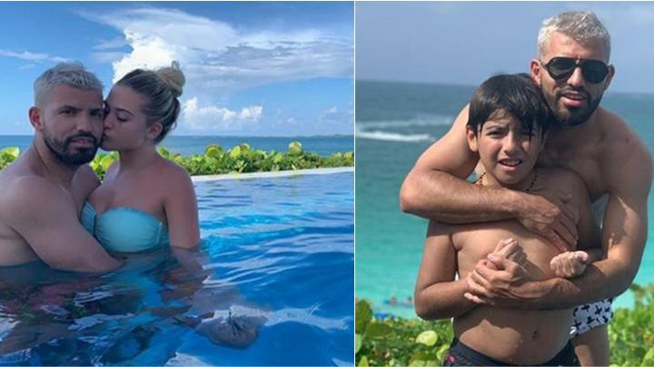 Las vacaciones del Kun Agüero con su hijo Benjamín y su nueva novia, Sofía Calzetti: ¿qué dijo Gianinna Maradona?