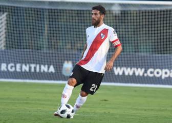 Alerta en River: Ponzio terminó con hielo en la práctica