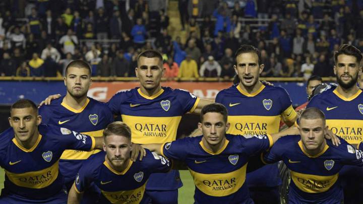 La ¿cábala? de Mac Allister y Wanchope Ábila en la foto de Boca en la Libertadores
