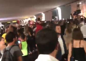 ¡Locura total! El recibimiento de la hinchada a Nahitán Nández