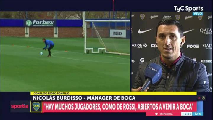 Burdisso: "Con Soldano cerramos el mercado"