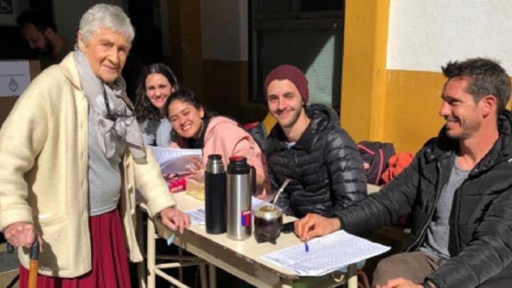 El volante del Matador, cuñado del precandidato a diputado Sergio Massa y hermano de Malena Galmarini, fiscalizó en su municipio.