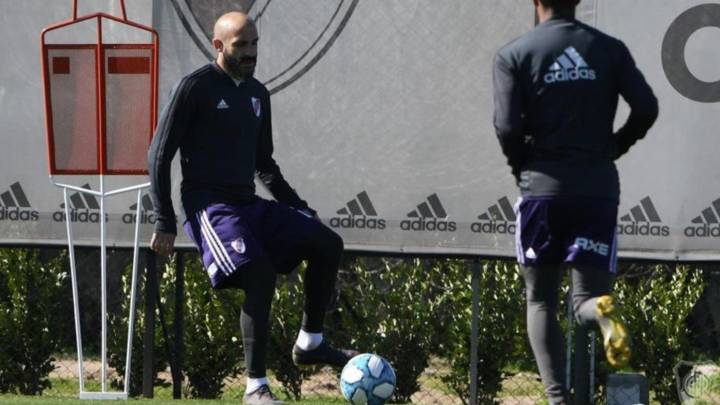 Pinola volvió a entrenarse diferenciado