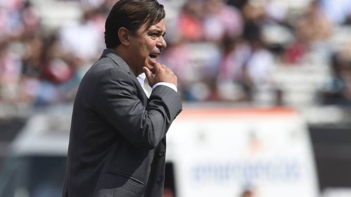 El técnico de River Plate comentó la superioridad de su equipo y destacó el buen juego incluso cuando encajaron el primer gol del choque.