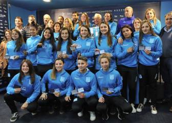 Racing presentó a su equipo de fútbol femenino