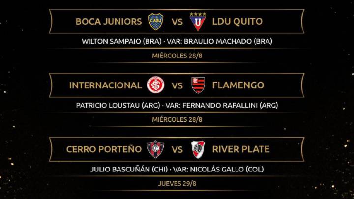 Boca y River conocieron a los árbitros para la vuelta