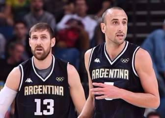 Quinteto histórico de la selección Argentina de basket
