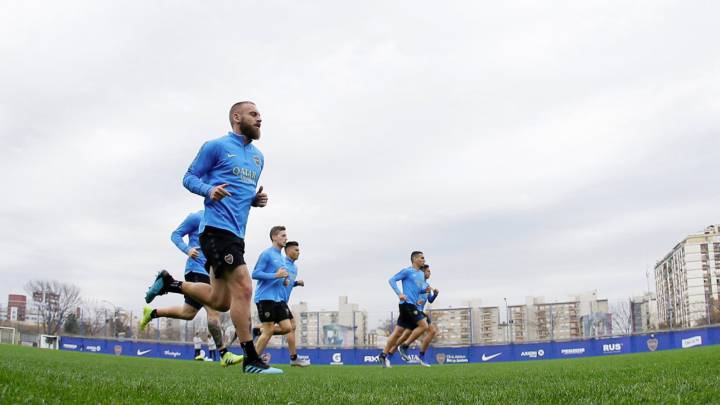 Boca volvió a entrenarse luego del empate ante River