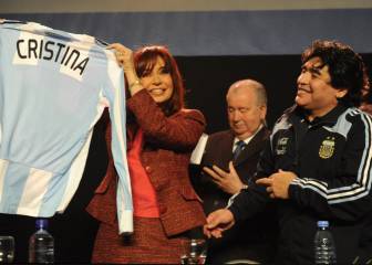 Cristina Fernández, hincha de Gimnasia, se refirió a la llegada de Diego al Lobo