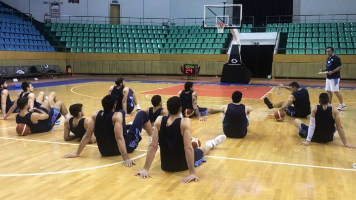 Argentina entrenó en Dongguan a la espera de Serbia