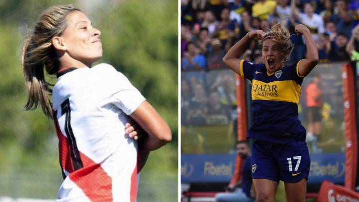Fanny Rodríguez pasó de festejar en "modo Oso" a meterle tres a River con la camiseta de Boca