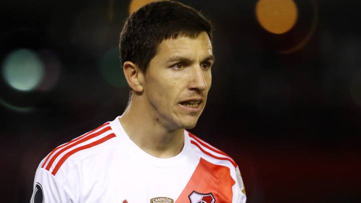 El mediocampista de River habló con la prensa en Aeroparque y se refirió al partido que se viene ante Almagro, por los cuartos de final de la Copa Argentina.