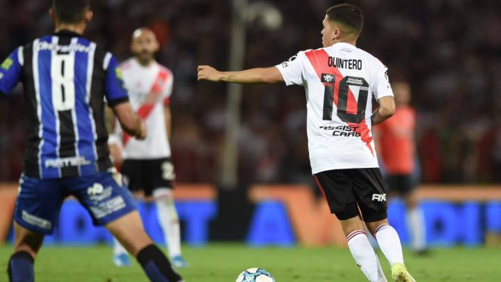 El mediapunta colombiano volvió a jugar con River y dejó buenas sensaciones en la media hora que estuvo sobre la cancha en el triunfo ante Almagro.