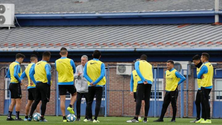 Boca sigue preparándose: Alfaro probó con Almendra y Hurtado