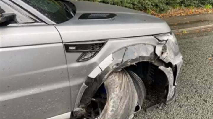 El Kun Agüero sufre un accidente con su coche de 200.000 dólares
