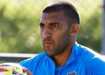 Wanchope Ábila, concentrado para jugar contra Racing