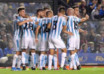 1x1 de Racing: Licha, Zaracho y Rojas se divierten