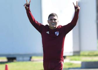 Quintero y Ponzio en la lista para enfrentar a Boca