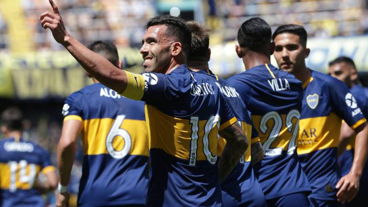 Tevez alcanzó otro récord: 17° goleador en la historia de Boca
