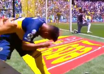 Fabra marca un golazo a lo Roberto Carlos y se lo dedica... ¡a su rodilla maltrecha!