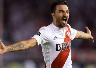 Scocco volvió a entrenarse con normalidad en River