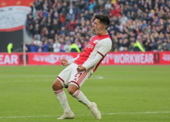¡Cabezazo y adentro! El gol de Lisandro Martínez en la goleada del Ajax al Utrecht