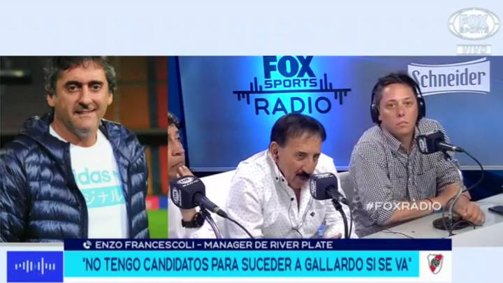 El uruguayo conversó en Fox Sports sobre la actualidad del fútbol argentino, la de River y lo que espera en la final de la Copa Libertadores.