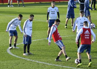 Argentina tuvo problemas para entrenarse en Riad