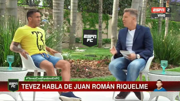 Tevez y Fantino en ESPN, en vivo: Riquelme, elecciones en Boca y más
