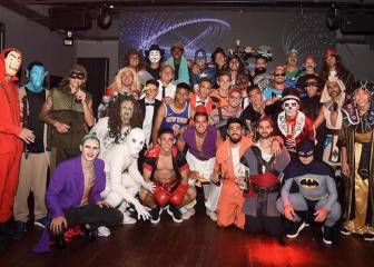 El plantel del Vélez despidió el año con una fiesta de disfraces: los más originales y llamativos