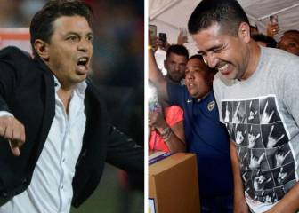 Riquelme vs Gallardo: choque de máximos ídolos en Bs As