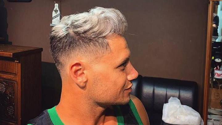 Mauro Zárate se cambió el look y su esposa, Natalie Weber, lo comparó con Diosito
