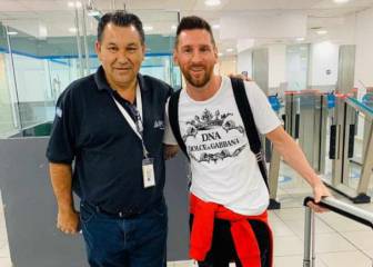 Messi touches down in Rosario to enjoy Xmas with family