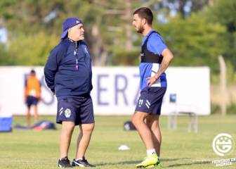 Maradona se integró a la pretemporada de Gimnasia