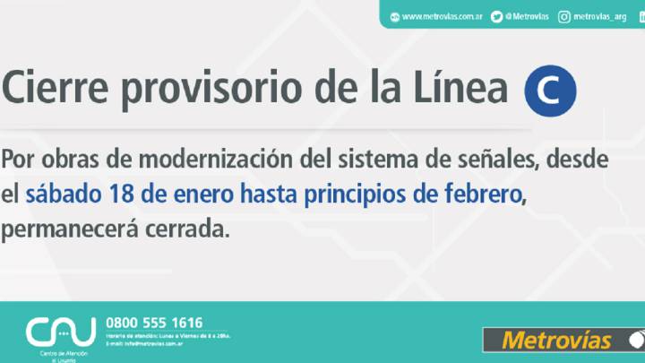 El Gobierno de la Ciudad informó que habrá “obras de modernización del sistema de señales”, por lo que los usuarios no podrán viajar en el subterráneo.