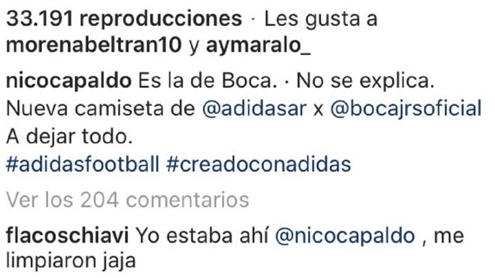 El ex técnico de la Reserva comentó un posteo de Capaldo y se quejó por su desvinculación del Xeneize.