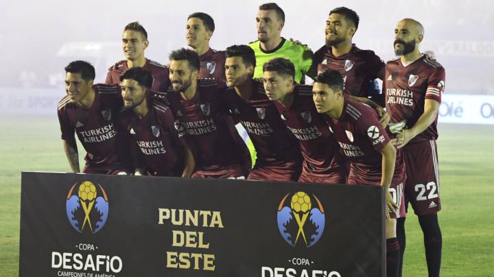 El volante creativo y el delantero cordobés del Millonario fueron los más destacados en una noche llena de goles contra Nacional en Punta del Este.