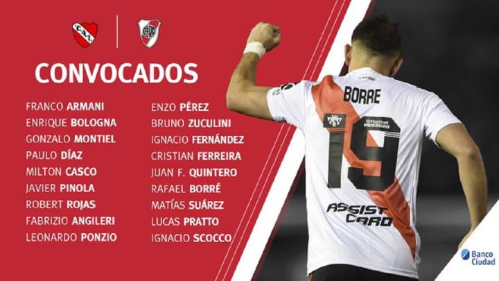 Gallardo tiene a los 18 concentrados para visitar Avellaneda