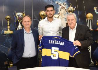 Boca presentó oficialmente a Carlos Zambrano