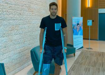 Delpo continua la rehabilitación