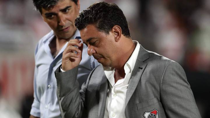 El secretario técnico de River aseguró que no piensa que el Muñeco se vaya a a ir del club al corto plazo. Además, habló del futuro de Ignacio Scocco y su situación contractual.