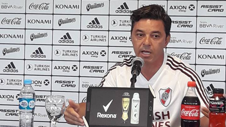 Gallardo: "En River no hay problemas de egos..."
