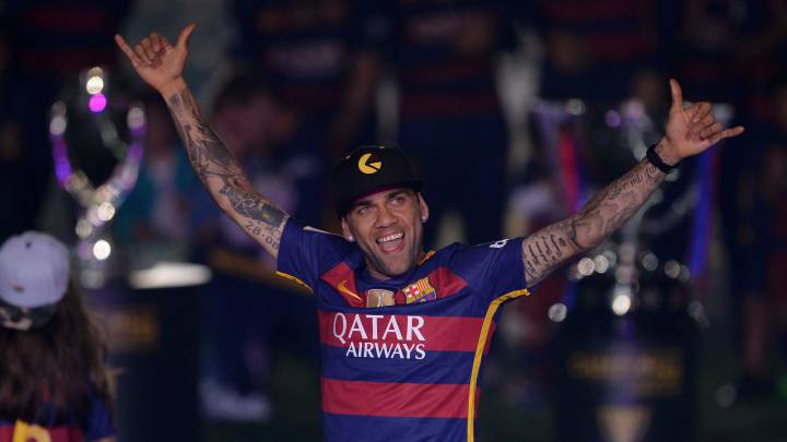 Dani Alves: "No estaría mal retirarme en Boca"