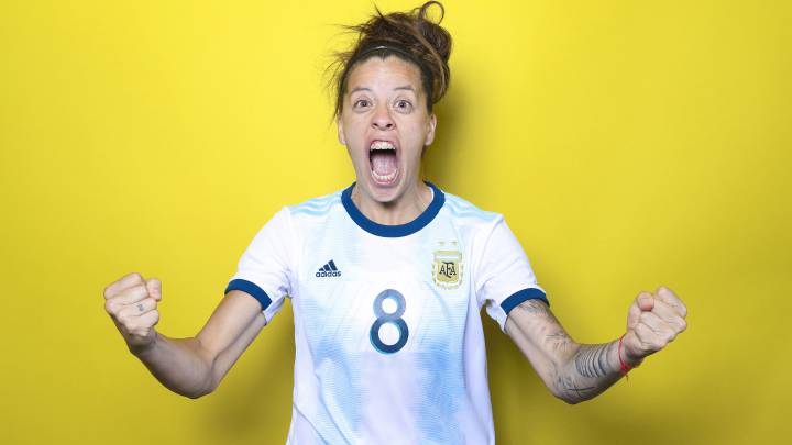 Ruth Bravo, jugadora argentina del Rayo Vallecano.