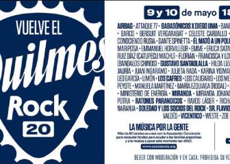 Vuelve el Quilmes Rock, versión solidaria
