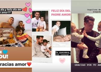 El saludo a Leo Messi y a otros futbolistas por el Día del Padre