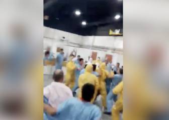 Multitudinaria y vergonzosa pelea entre pacientes con COVID-19 en Argentina