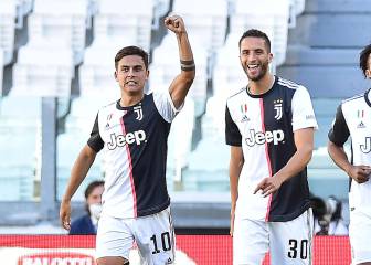 Cuatro goles de Dybala, medio título para la Juventus