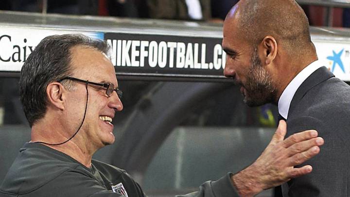 Guardiola: "No hay un entrenador mejor preparado que Bielsa"